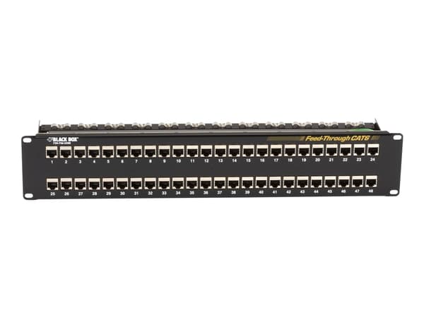 Black Box JPM816A, RJ-45, Musta, 483 x 114 x 89 mm, 483 mm, 89 mm, 114 mm