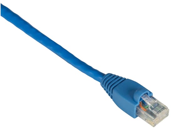 Black Box GigaTrue 550 - Koblingskabel - RJ-45 (hann) til RJ-45 (hann) - 30.4 m - CAT 6 - med støvel, uten hindringer, flertrådet - blå