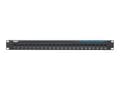 Miniatyrbilde 1 av 3: Black Box Feed-Through - Koblingspanel - CAT 6 - UTP - 1U - 19" - 24 porter