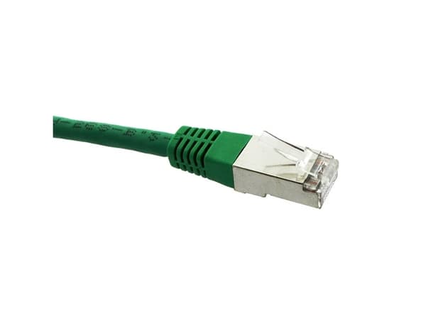 Black Box GigaTrue - Koblingskabel - RJ-45 (hann) til RJ-45 (hann) - 10 m - 5.8 mm - S/FTP - CAT 6 - halogenfri, formstøpt, flertrådet - grønn
