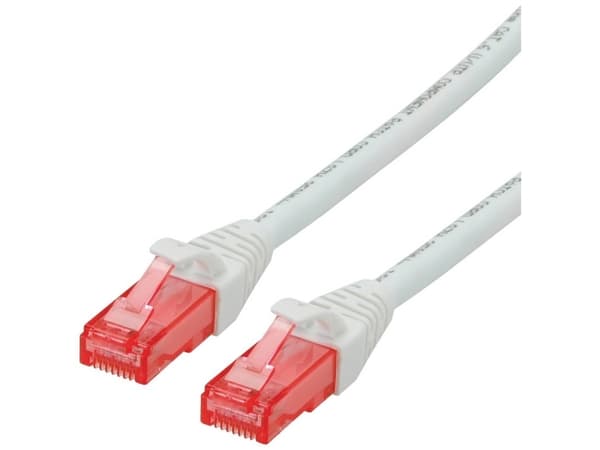 ROLINE 21.15.2565, 5 m, Cat6, U/UTP (UTP), RJ-45, RJ-45, Hvit