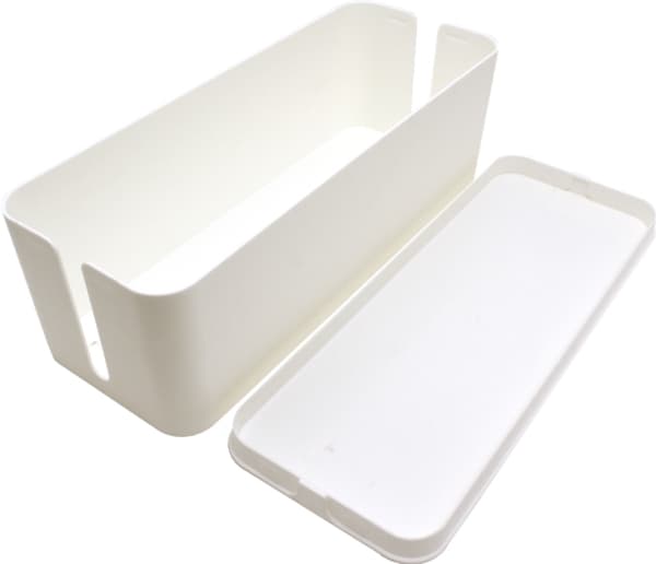 Value 19.99.3237, Kabelboks, Plast, Hvit