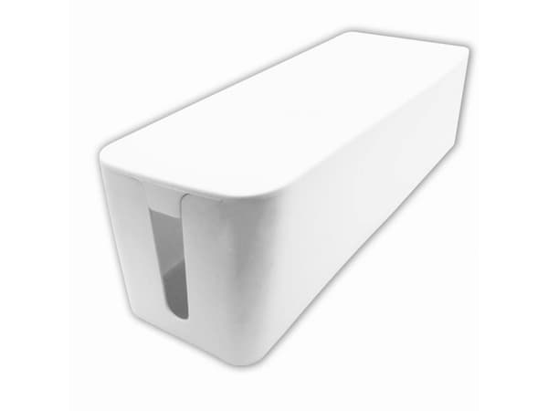 Value 19.99.3237, Kabelboks, Plast, Hvit