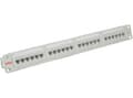 Miniatyrbilde 3 av 5: ROLINE Cat.5e 19" Patch Panel, 24 Ports, UTP light grey