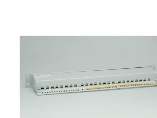 Value Kat.6a 19"-Patchpanel, 24 P, geschirmt, grau, Grå