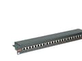Pikkukuva 1 / 5: ROLINE Cat.6/Class E 19" Patch Panel, 24 Ports, STP black, Musta, Metalli
