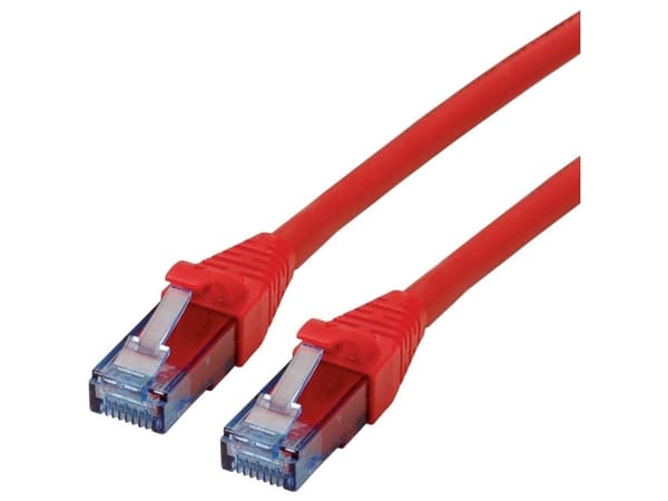 ROLINE 21152716, 7,5 m, Cat6a, U/UTP (UTP), RJ-45, RJ-45, Rød