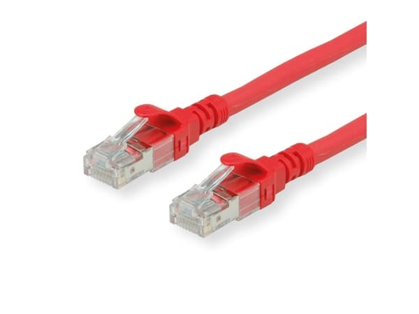 ROLINE 21152716, 7,5 m, Cat6a, U/UTP (UTP), RJ-45, RJ-45, Rød