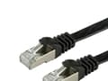 Miniatyrbilde 1 av 5: Value FTP Cat.6 Flat Network Cable, black 0.5 m, F/UTP (FTP)
