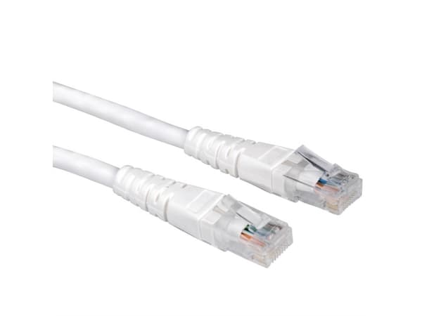 Value UTP Patch Cord, Cat.6, white 1.5 m, U/UTP (UTP)