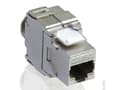 Miniatyrbilde 5 av 5: Value Cat.6a Keystone, RJ-45, shielded, toolless silver, Sølv