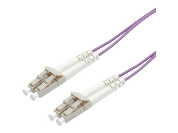 ROLINE FO Jumper Cable 50/125µm OM4, LC/LC, Low-Loss-Connector 3m, LC, LC