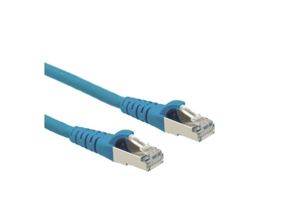 ROLINE 21152840, 0,5 m, Cat6a, SF/UTP (S-FTP), RJ-45, RJ-45, Blå