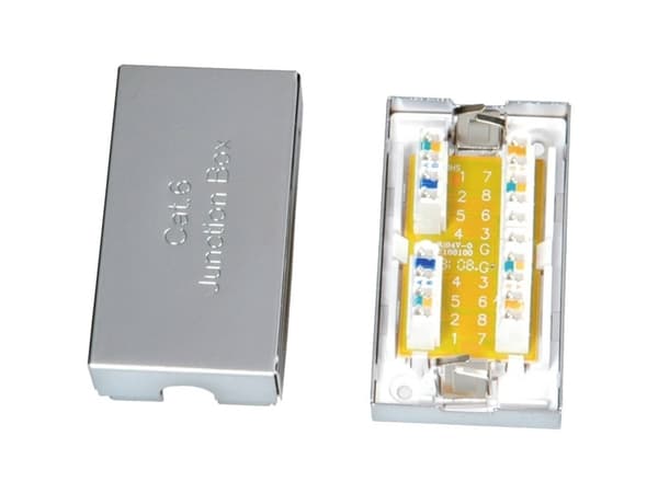 ROLINE Junction Box Cat.6, STP, Valkoinen, Muovi