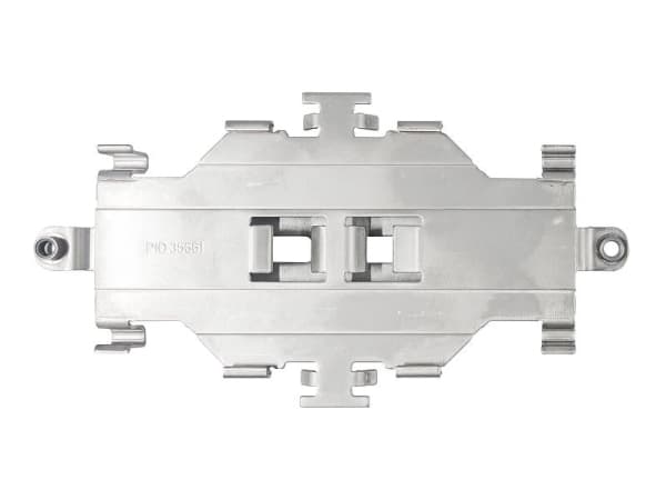 Mikrotik DINrail PRO, WLAN-yhteyspisteen asennussarja, Mikrotik LtAP mini, Hopea, Metalli, 135 mm, 73 mm