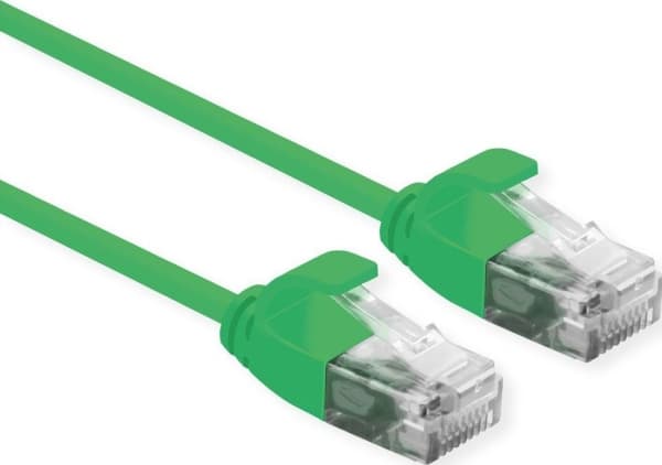 ROLINE 21.15.3931, 0,3 m, Cat6a, U/UTP (UTP), RJ-45, 12 x RJ-45, Grønn