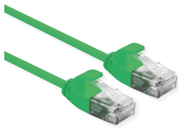 ROLINE 21.15.3931, 0,3 m, Cat6a, U/UTP (UTP), RJ-45, 12 x RJ-45, Grønn