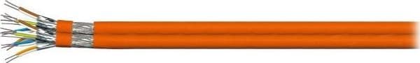 EFB EFB Infralan® Cat.7 kabel instalacyjny 100% miedź S/FTP 1000 MHz 100m pomarańcz