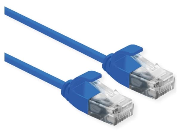ROLINE 21.15.3946, 3 m, Cat6a, U/UTP (UTP), RJ-45, RJ-45, Blå