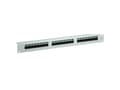 Pikkukuva 3 / 4: Value Cat.6/Class E 19" Patch Panel, 24 Ports, UTP light grey, Harmaa
