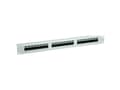 Pikkukuva 2 / 4: Value Cat.6/Class E 19" Patch Panel, 24 Ports, UTP light grey, Harmaa