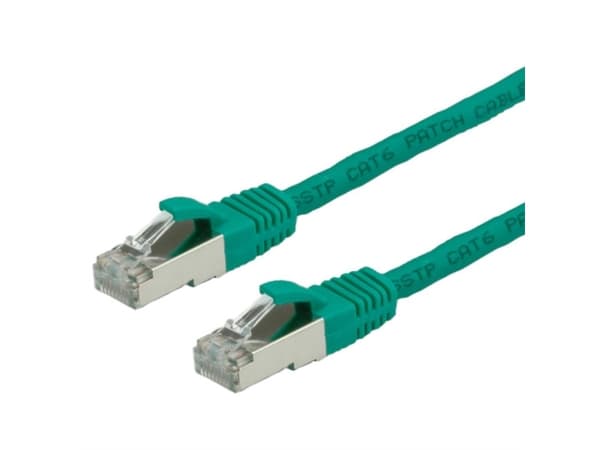 VALUE S/FTP Patch Cord Cat.6, halogen-free, green, 1.5m, Grön