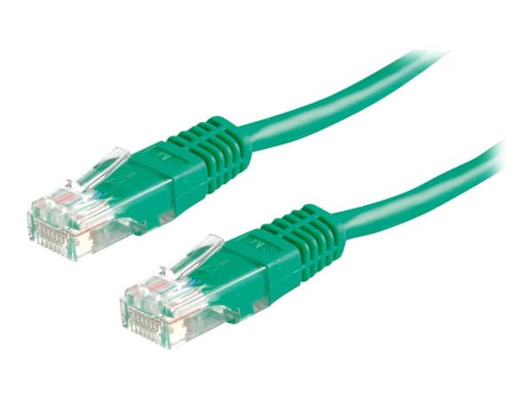 Roline - Liitäntäkaapeli - RJ-45 (uros) - RJ-45 (uros) - 2 m - UTP - CAT 5e - vihreä