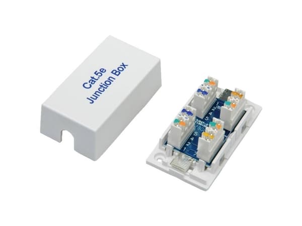 ROLINE Junction Box Cat.5e, UTP, Valkoinen, Muovi