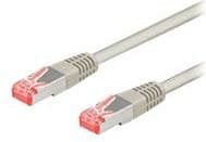 Goobay 50891, 10 m, Cat6, S/FTP (S-STP), RJ-45, RJ-45, Grå