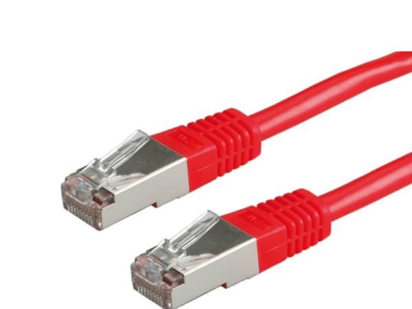 VALUE 21.99.1351-100, 3 m, Cat6, S/FTP (S-STP), RJ-45, RJ-45, Rød