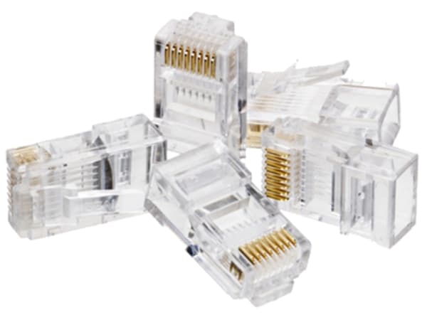 Alantec WT001, RJ45, Gjennomsiktig, Hankjønn, Rett, Cat5e