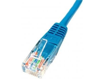 DIGITUS Ecoline - Koblingskabel - RJ-45 (hann) til RJ-45 (hann) - 2 m - UTP - CAT 5e - med støvel - blå