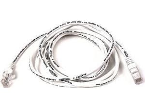 Sharkoon - Koblingskabel - RJ-45 til RJ-45 (hann) - 15 m - CAT 6a - hvit