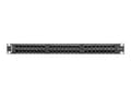 Miniatyrbilde 4 av 5: Lanberg PPU6-1048-B - Koblingspanel - CAT 6 - UTP - RJ-45 X 48 - RAL 9004, svart - 1U - 19"