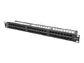Miniatyrbilde 1 av 5: Lanberg PPU6-1048-B - Koblingspanel - CAT 6 - UTP - RJ-45 X 48 - RAL 9004, svart - 1U - 19"