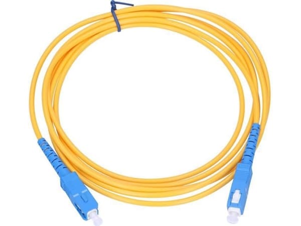 Extralink - Koblingskabel - SC/UPC-enkeltmodus (hann) til SC/UPC-enkeltmodus (hann) - 1 m - 3 mm - fiberoptisk - simpleks - G.657.A1