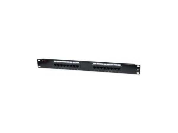 Techly 16 x RJ45 Cat.5E, IEEE 802.3, IEEE 802.3ab, IEEE 802.3u, 10/100/1000Base-T(X), Raskt Ethernet, Gigabit Ethernet, 1000 Mbit/s, RJ-45, Gull