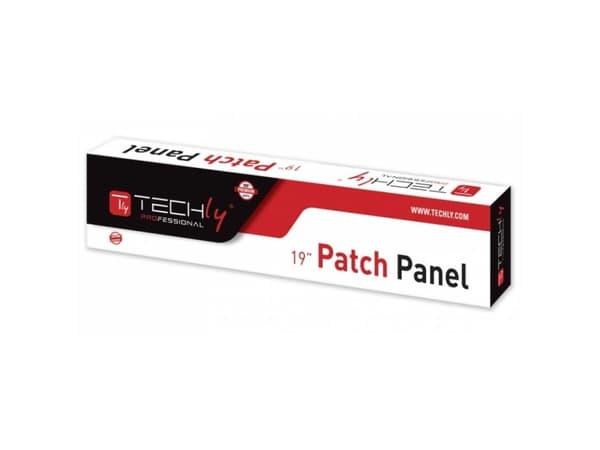 Techly 24 x RJ45 Cat.6, IEEE 802.3, IEEE 802.3ab, IEEE 802.3u, 10/100/1000Base-T(X), Raskt Ethernet, Gigabit Ethernet, 1000 Mbit/s, RJ-45, Gull