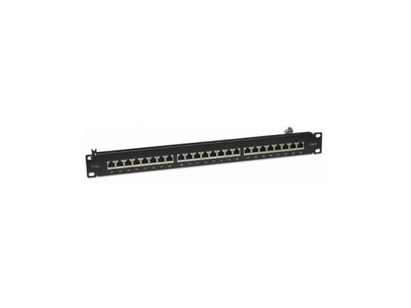 Techly 24 x RJ45 Cat.6, IEEE 802.3, IEEE 802.3ab, IEEE 802.3u, 10/100/1000Base-T(X), Raskt Ethernet, Gigabit Ethernet, 1000 Mbit/s, RJ-45, Gull