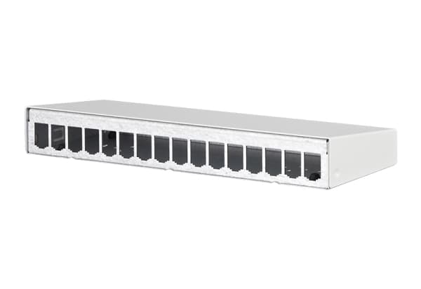 BTR NETCOM 130861-1602-E, DIN-skinne/veggmontering, Hvit