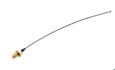 Akasa A-ATC01-150GR, 0,15 m, MHF4L/RP-SMA, Svart, Gull, -40 - 85 °C, 3,5 g