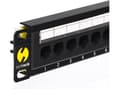 Miniatyrbilde 5 av 5: Netrack - Koblingspanel - CAT 6 - UTP - RJ-45 X 12 - svart - 10"
