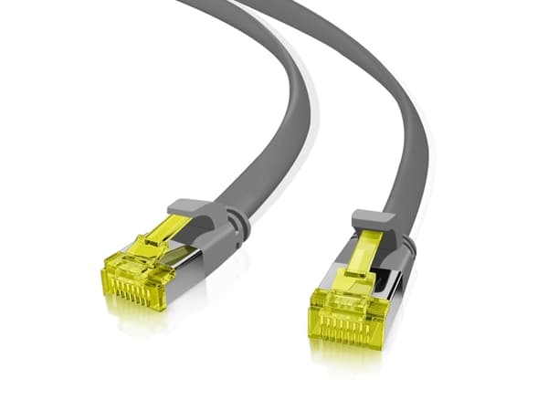 Helos 205223, 5 m, Cat6a, U/FTP (STP), RJ-45, RJ-45, Grå
