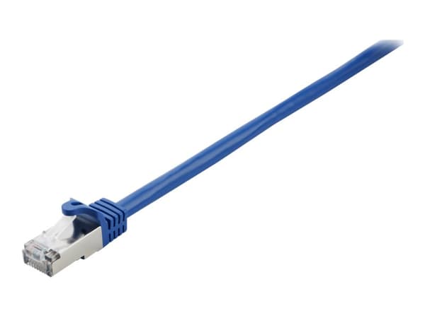 V7 - Patch-kabel - RJ-45 (hane) till RJ-45 (hane) - 2 m - SFTP - CAT 7 - halogenfri, hakfri - blå