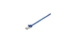 Miniatyrbilde 2 av 3: V7 - Koblingskabel - RJ-45 (hann) til RJ-45 (hann) - 5 m - 6 mm - SFTP - CAT 7 - halogenfri, uten hindringer - blå
