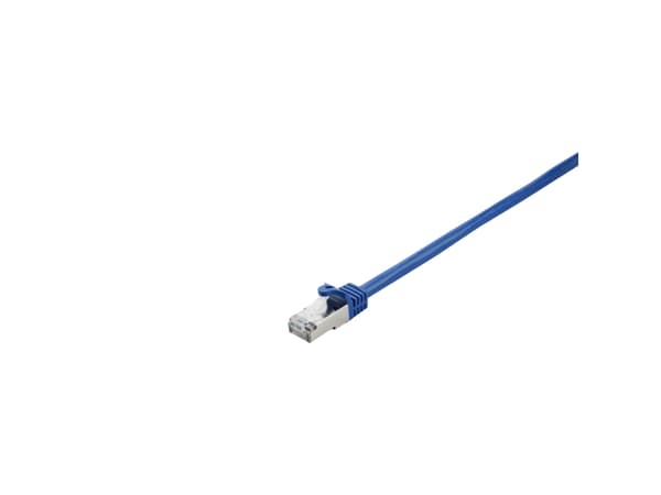 V7 - Koblingskabel - RJ-45 (hann) til RJ-45 (hann) - 5 m - 6 mm - SFTP - CAT 7 - halogenfri, uten hindringer - blå