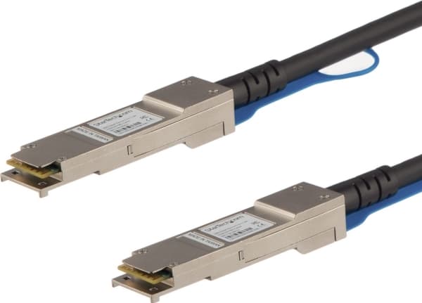 Cisco 40GBASE-CR4 Passive Copper Cable - Direktkopplingskabel - QSFP+ till QSFP+ - 5 m - dubbelaxlad - grå - för Catalyst 3016; Nexus 3016, 3064-E, 3