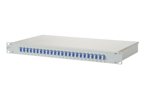 METZ CONNECT OpDAT, LC, Grå, Gjuten aluminium, Stål, Stativmontering, 1U, 482,6 mm Grå