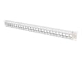 Miniatyrbilde 1 av 5: DIGITUS Professional DN-91410-LF - Pluggbord (blankt) - rackmonterbar - STP - RAL 7035, grå - 1U - 19" - 24 porter