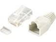Equip 121175 kabelkontakter RJ-45 Transparent, Vit